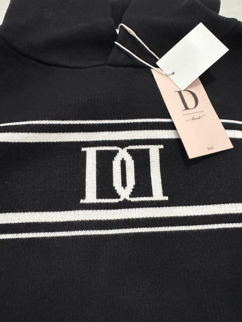 【新品】D a r i c h ❤️梅田限定❣️ＤＤモチーフニットフーディ（ＢＬＫ）