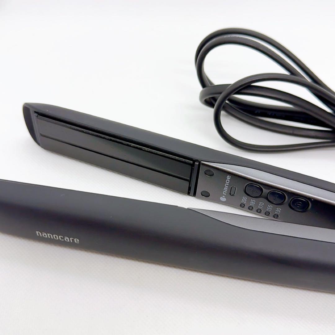 パナソニック　ストレートアイロン　ナノケア　黒　ブラック　EH-HS0J-K
