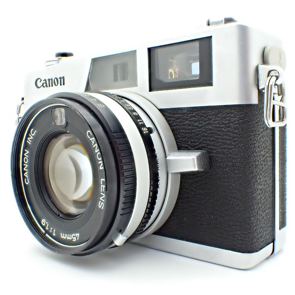 【動作確認済】CANON New Canonet QL19 G-Ⅲ電池&ケース付
