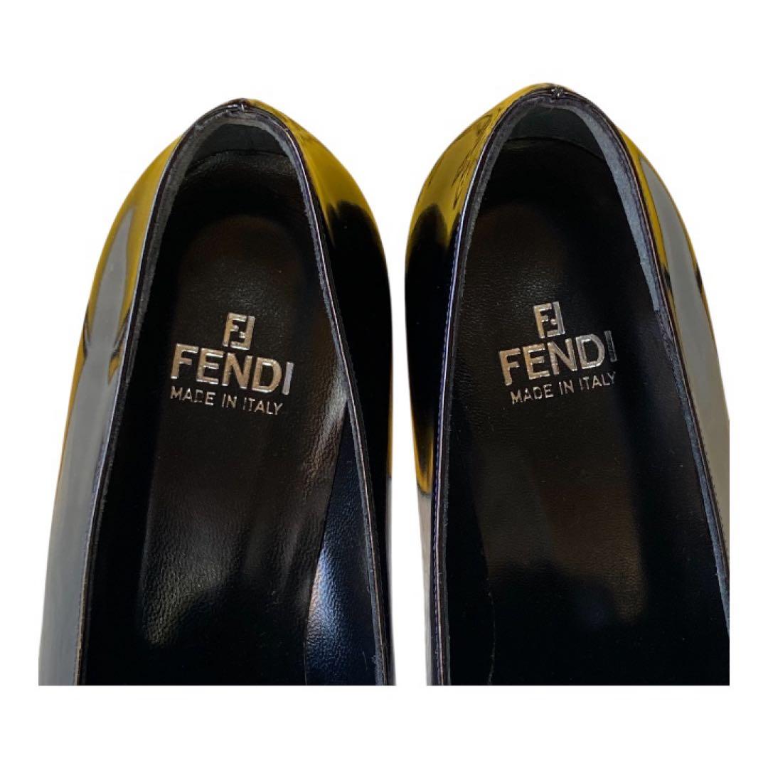 【希少】未使用品FENDIフェンディ靴ローファー 36.5 (23.5)レザー