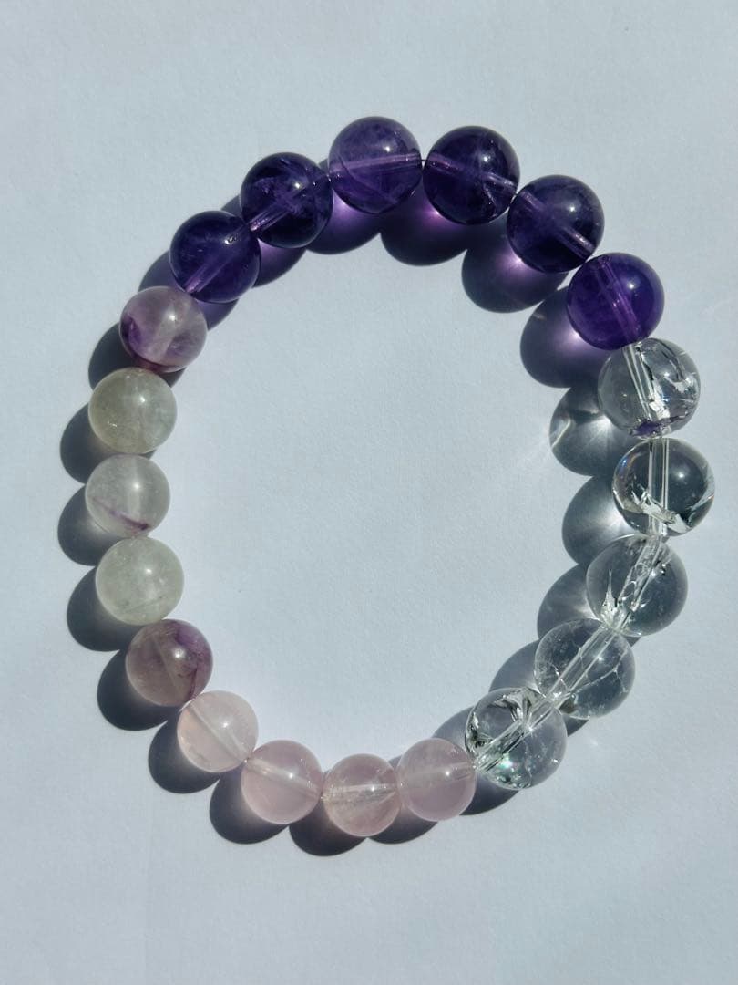 ユニドロブレスレット　パープル系