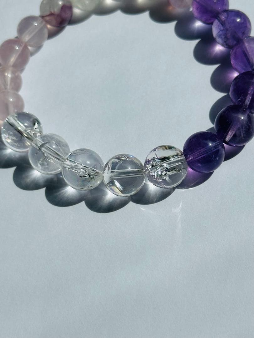 ユニドロブレスレット　パープル系