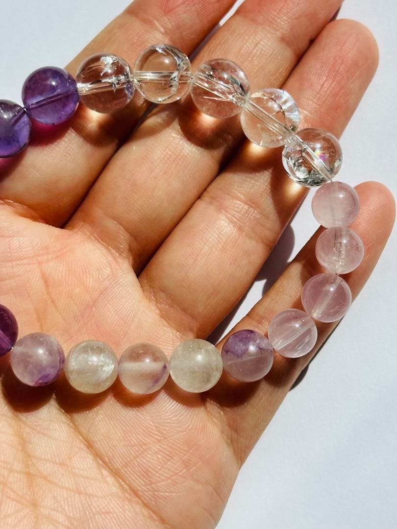 ユニドロブレスレット　パープル系