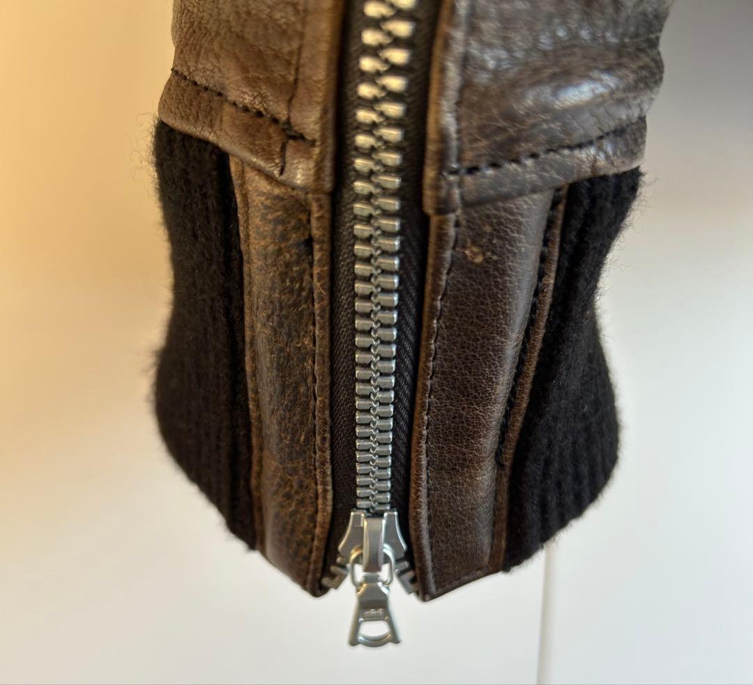 最終値下げ！BACKLASH スタジャン　バッファローレザー