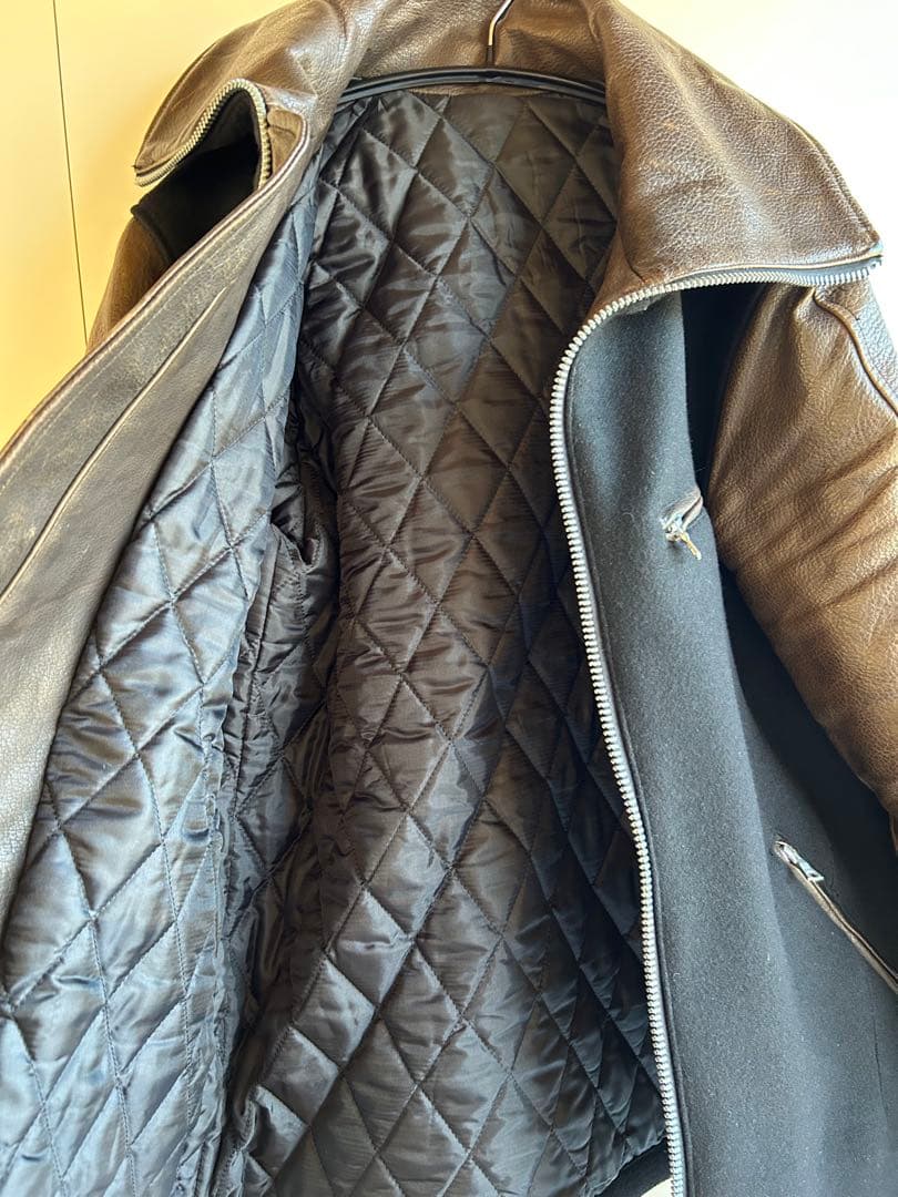 最終値下げ！BACKLASH スタジャン　バッファローレザー