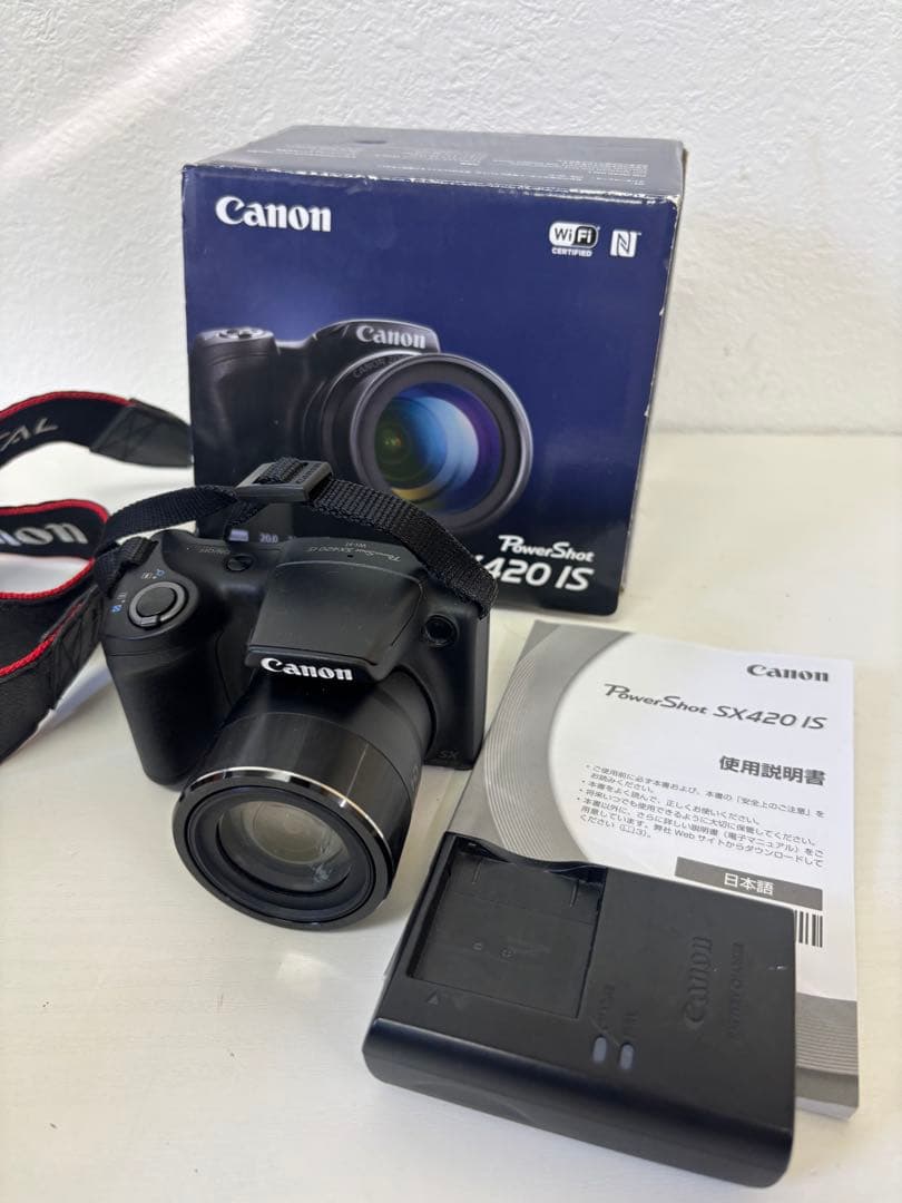 ★【送料無料】Canon PowerShot SX420 IS 本体 付属品