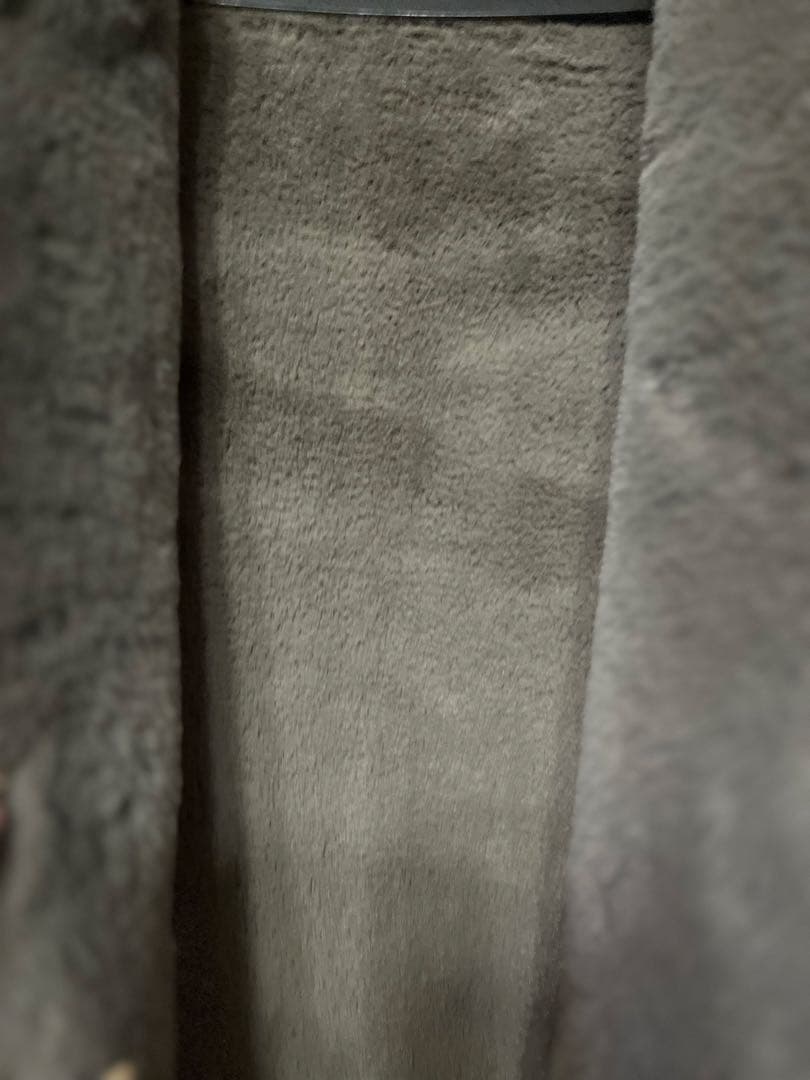 フェイクファー フーディージレ　モカ　allureville ベスト