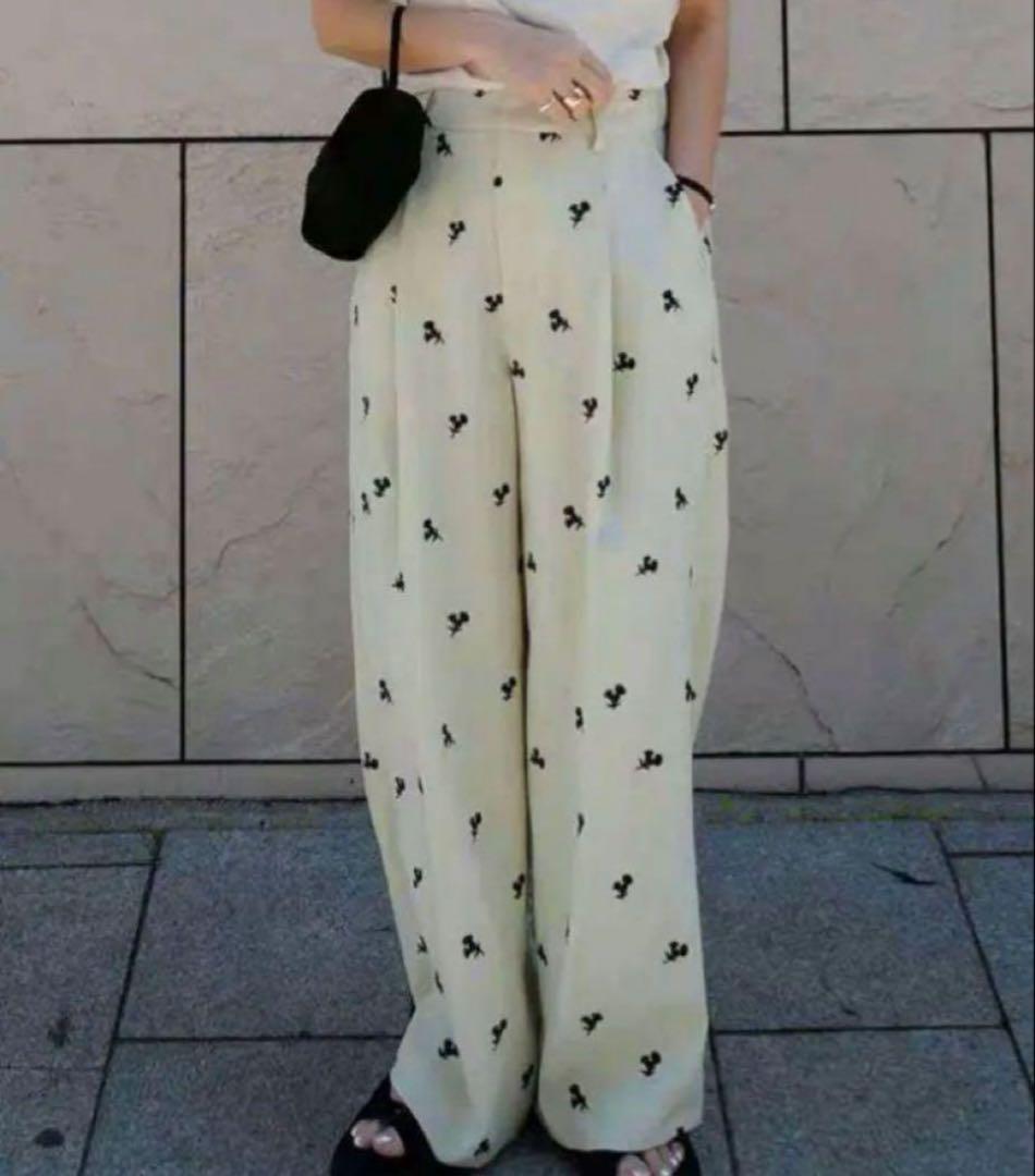 MACHATT☆エンブロイダリーワイドパンツ☆訳あり☆マチャット