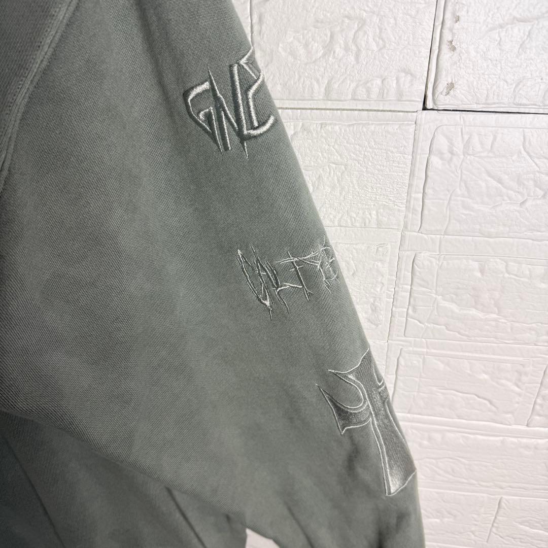 【大人気商品】 GALFY 後染め ハーフジップ スウェット トレーナー