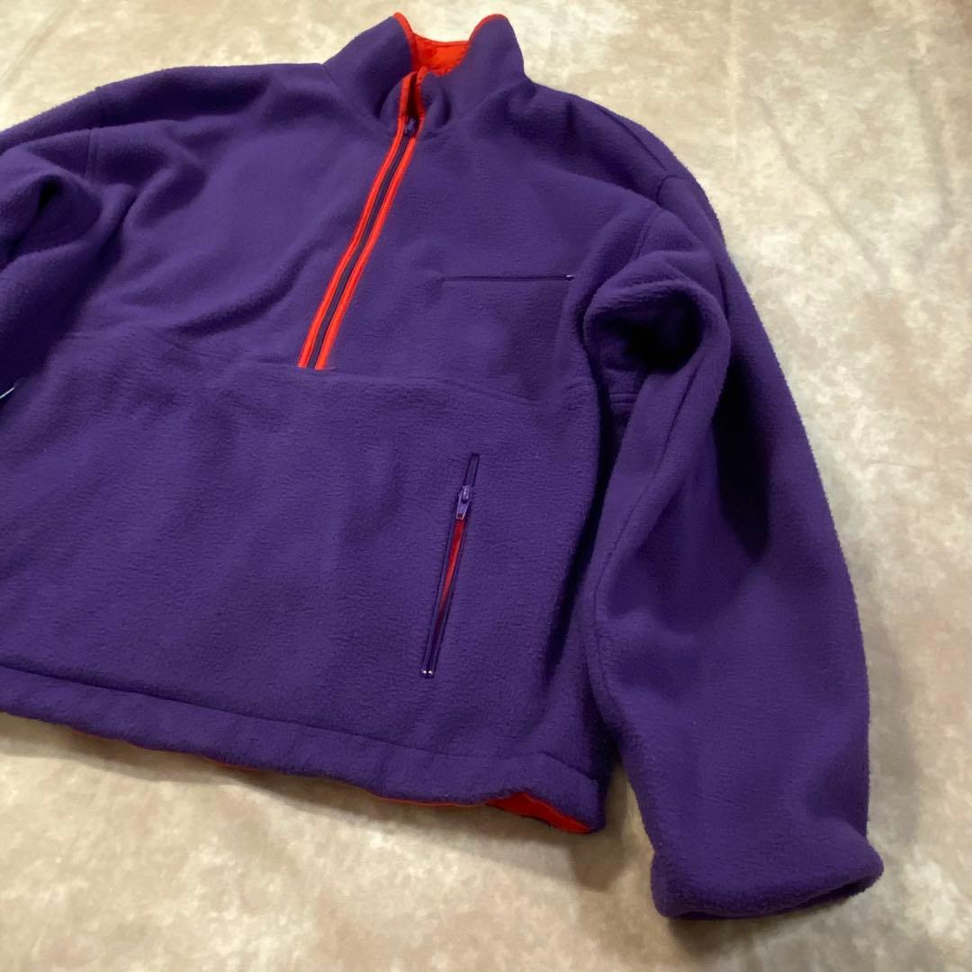 90s OLD GAP グリセード ナイロンジャケット リバーシブル 赤/紫