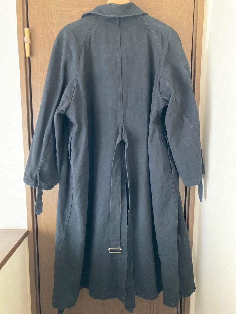 フランス軍　M35 モーターサイクルコート　黒染め