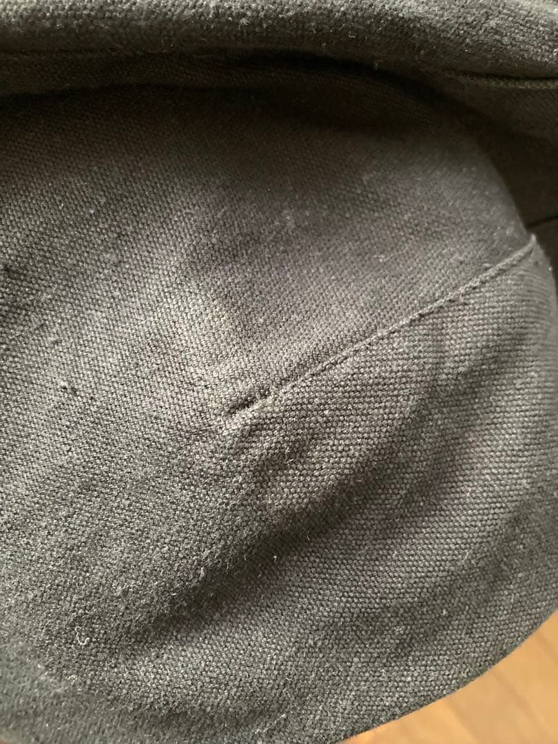 フランス軍　M35 モーターサイクルコート　黒染め