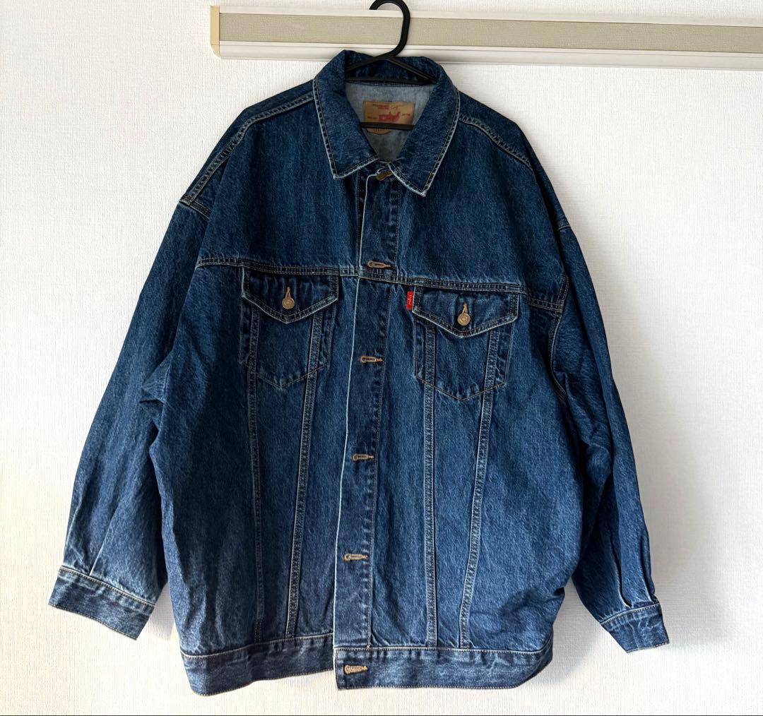 Ungrid ビッグシルエットデニムジャケット インディゴブルー