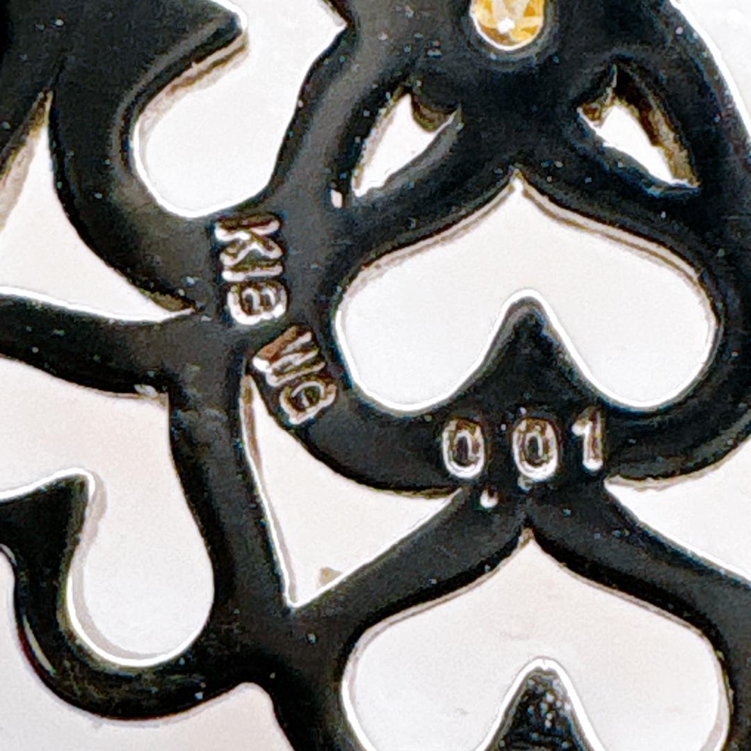 H*i様 【K18WG】天然ダイヤモンド0.01ct 透かしフラワー ネックレス