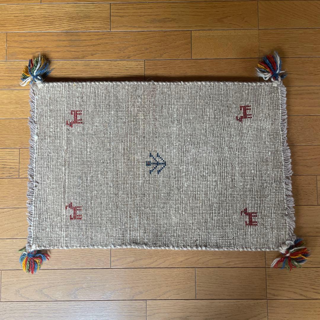 【美品】IDEE NOMAD STYLE GABBEHギャッベ 64×42