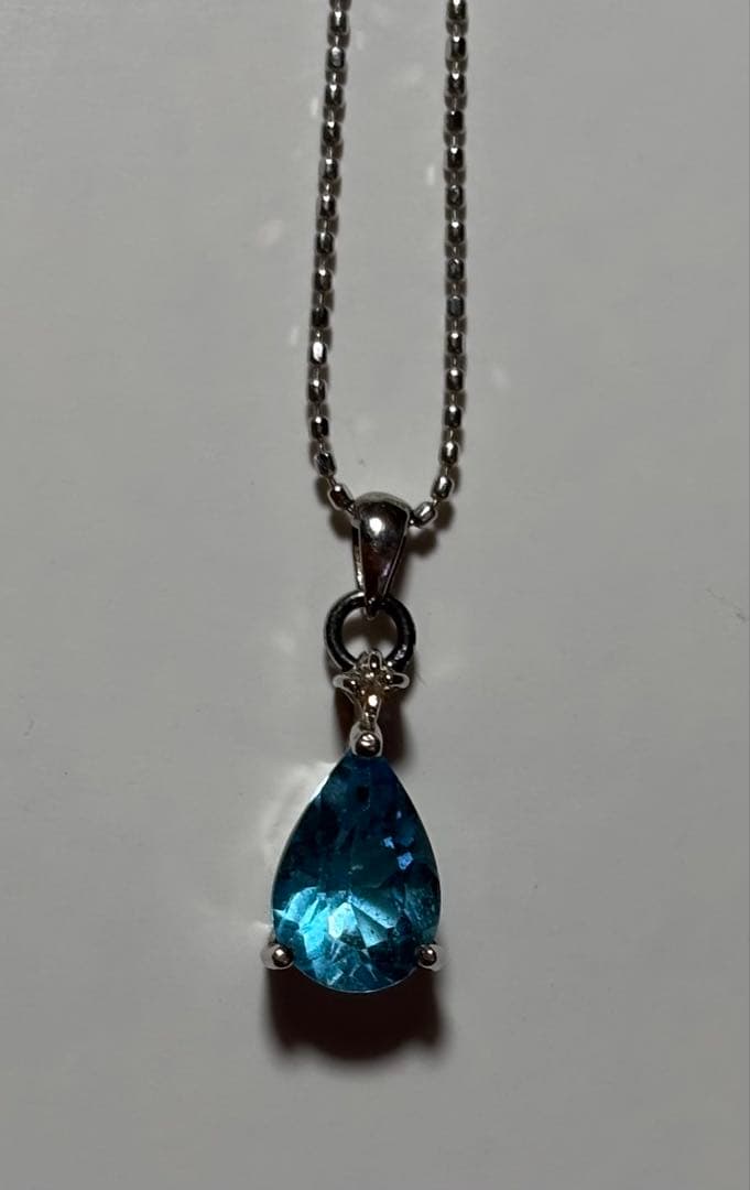 K10 ブルートパーズ　ネックレス