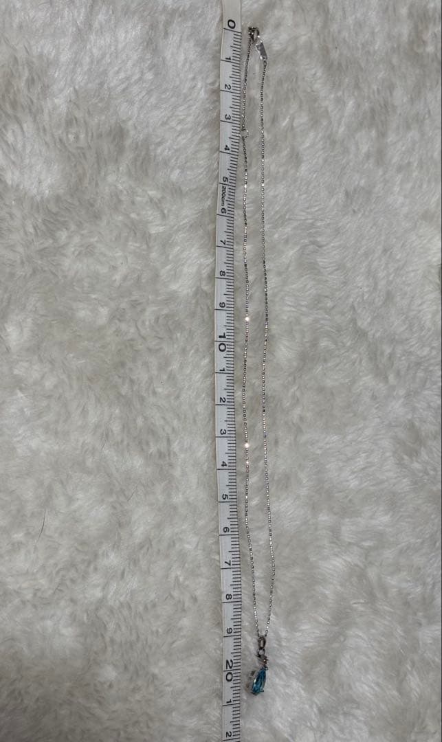 K10 ブルートパーズ　ネックレス