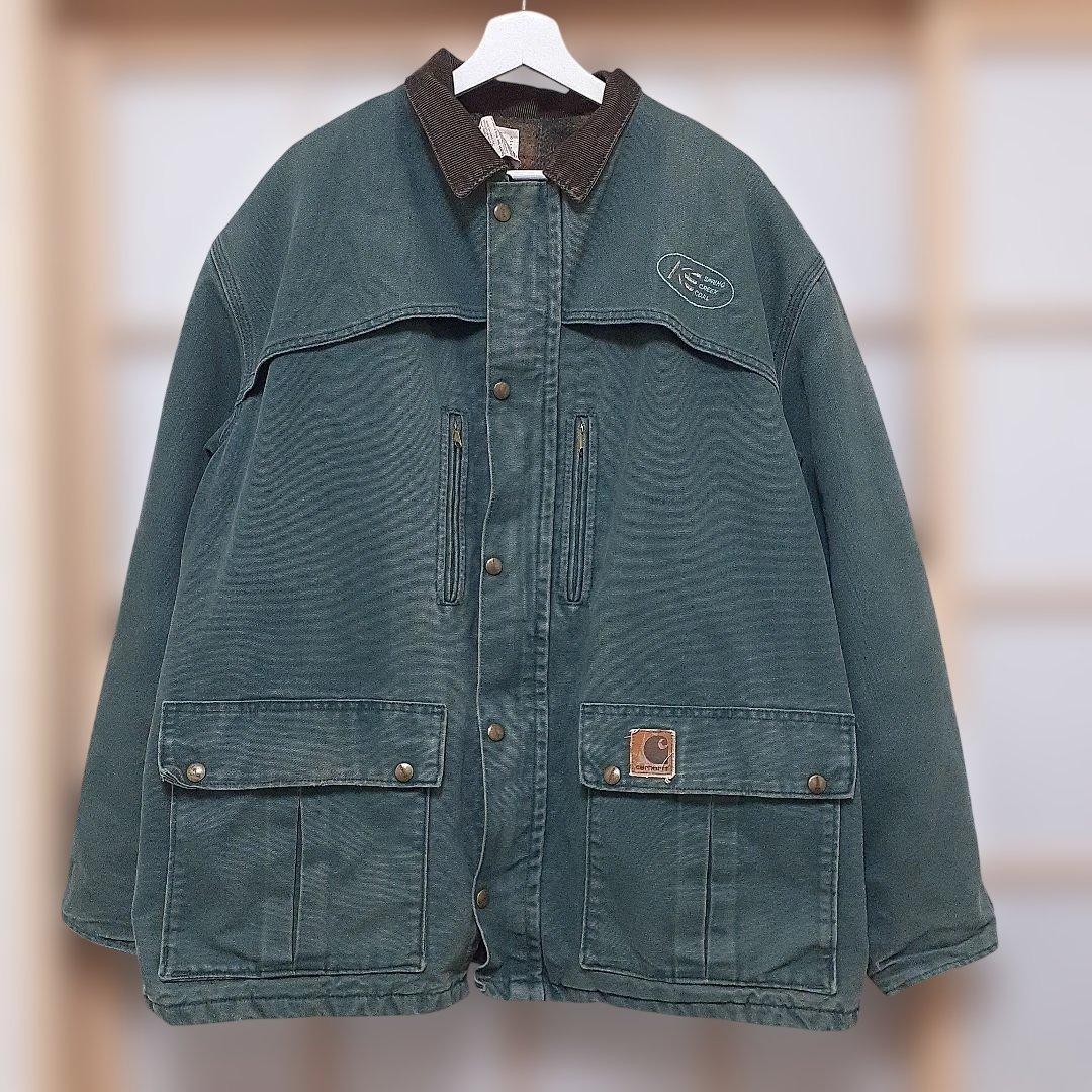 Carhartt　USA製90s　ミシガンコート　ハンターグリーン　XL