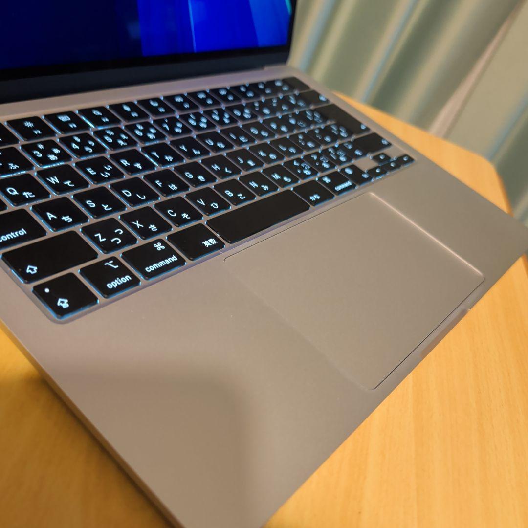 【充放電11回】MacBookAir M2シルバー バッテリー100% 極美品！