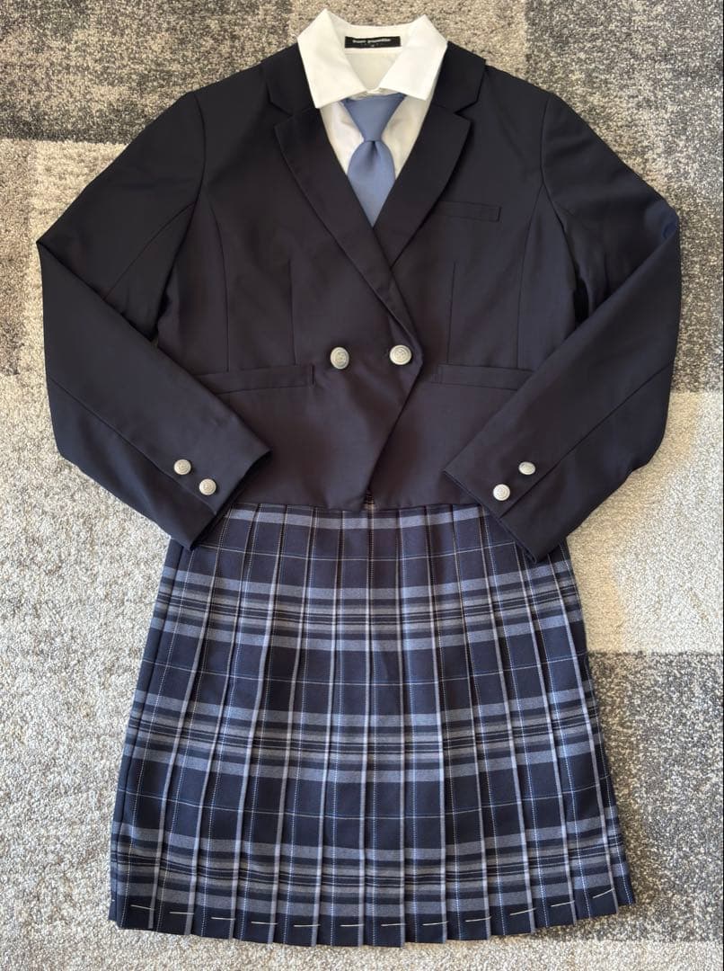 ポンポネットジュニア　150 ショートジャケット スカート ネクタイ ブラウス