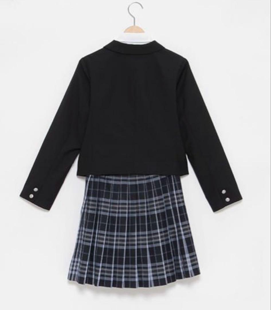 ポンポネットジュニア　150 ショートジャケット スカート ネクタイ ブラウス