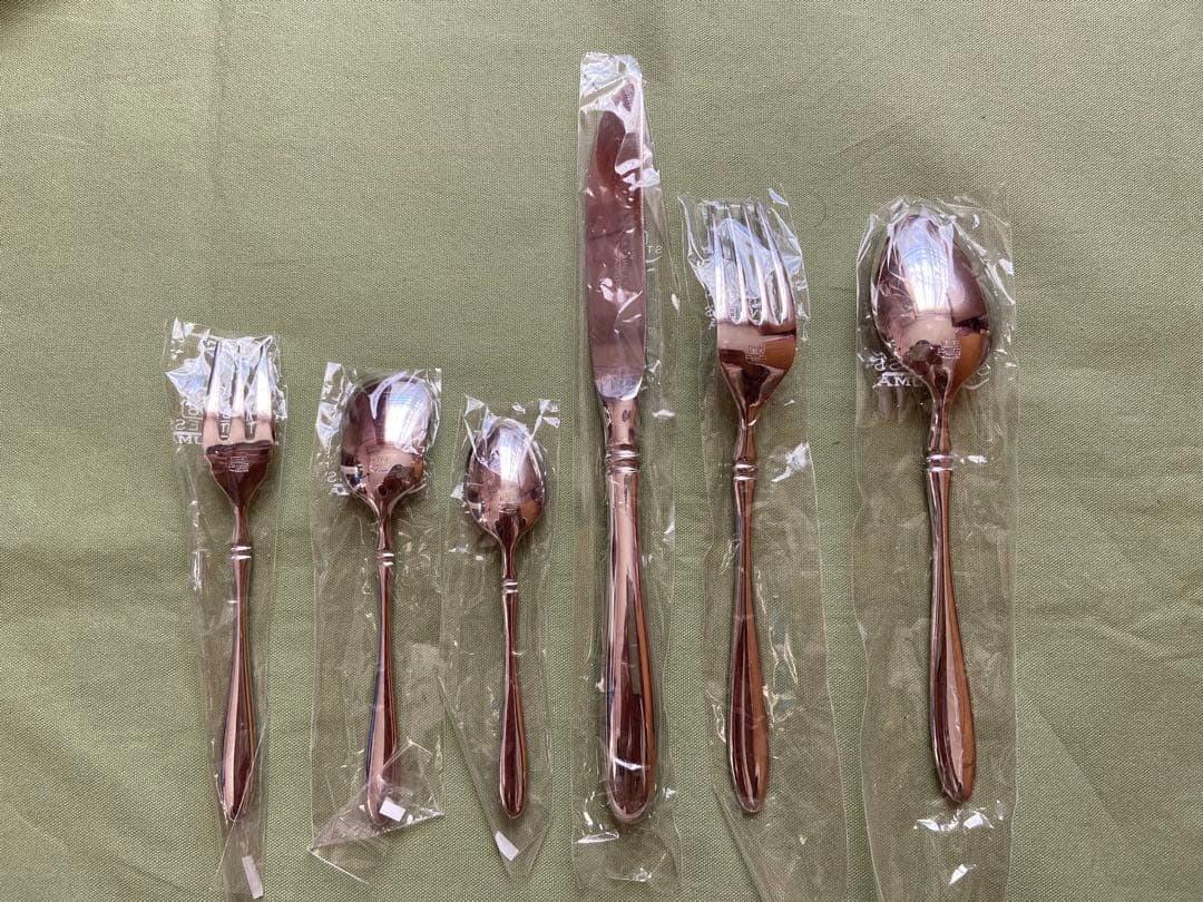 AZUMA インペリアル 18-18 食事用3本,ケーキフォーク,他,計6本