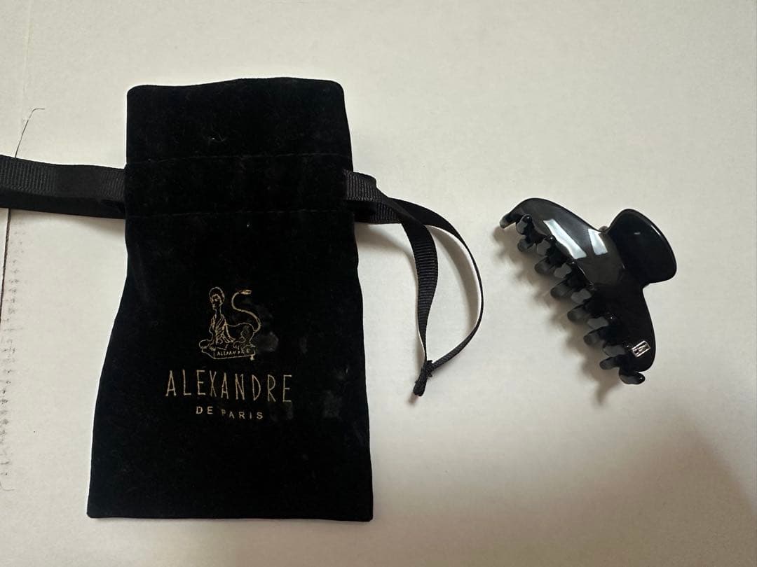 ALEXANDRE DE PARIS ブラック ヘアクリップS