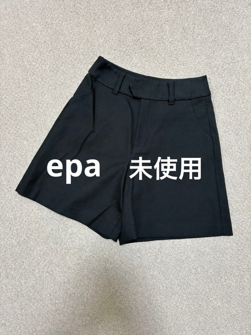 epa ハイウエストショートパンツ ブラック　S