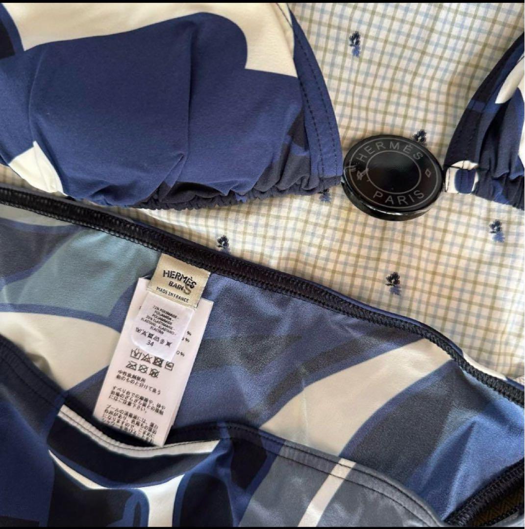 エルメススカーフ柄ビキニセット水着kn