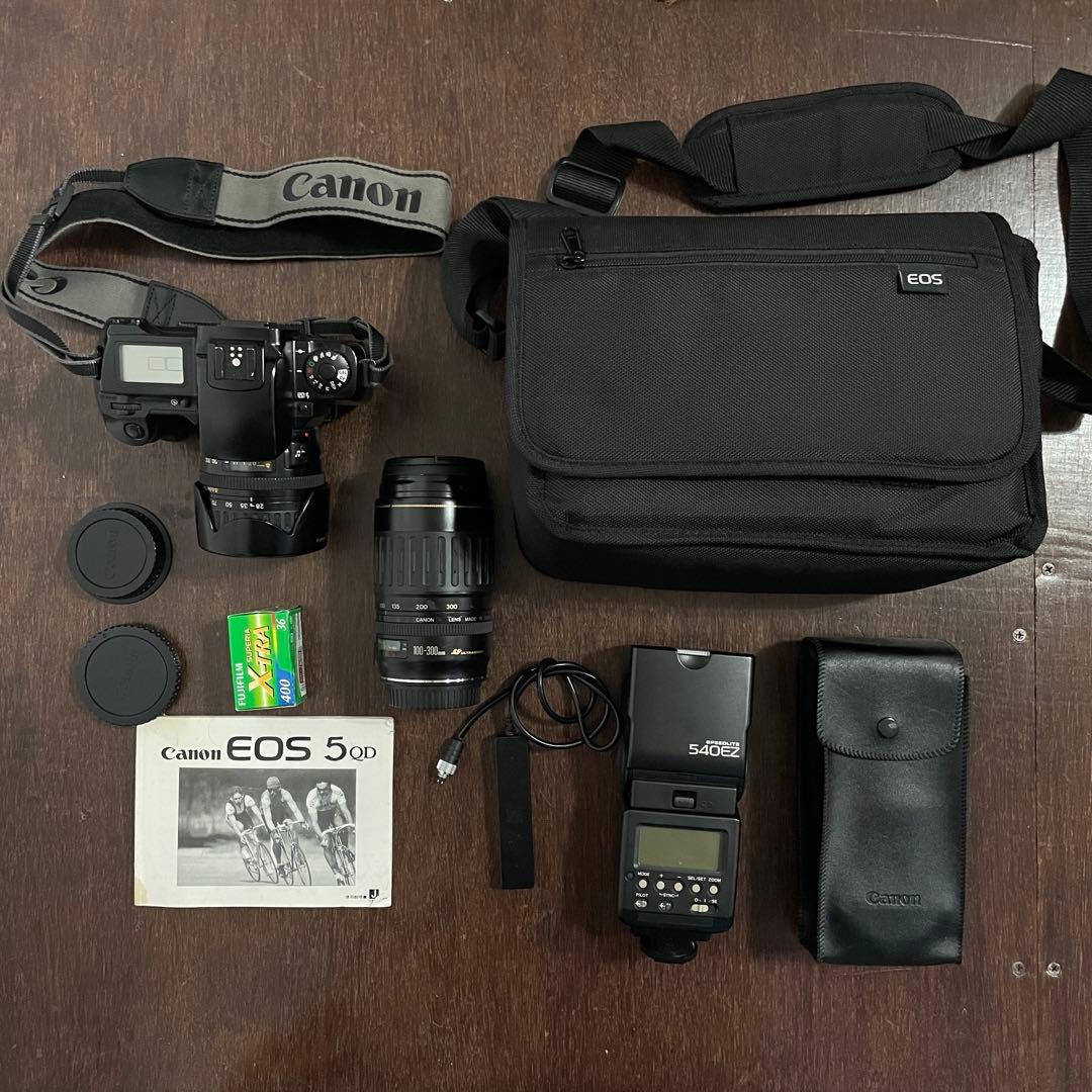 【即使用可能】Canon EOS5 QD 一眼フィルムセット