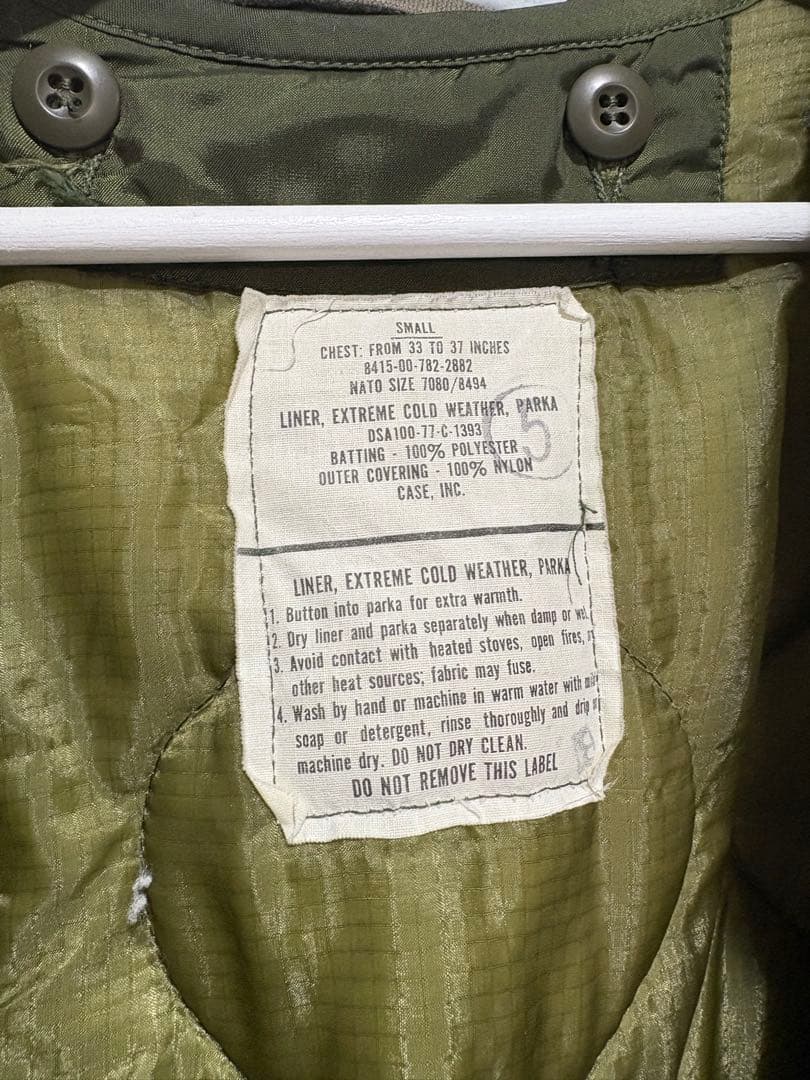M-65 フィッシュテールパーカー　米軍実物　sサイズ