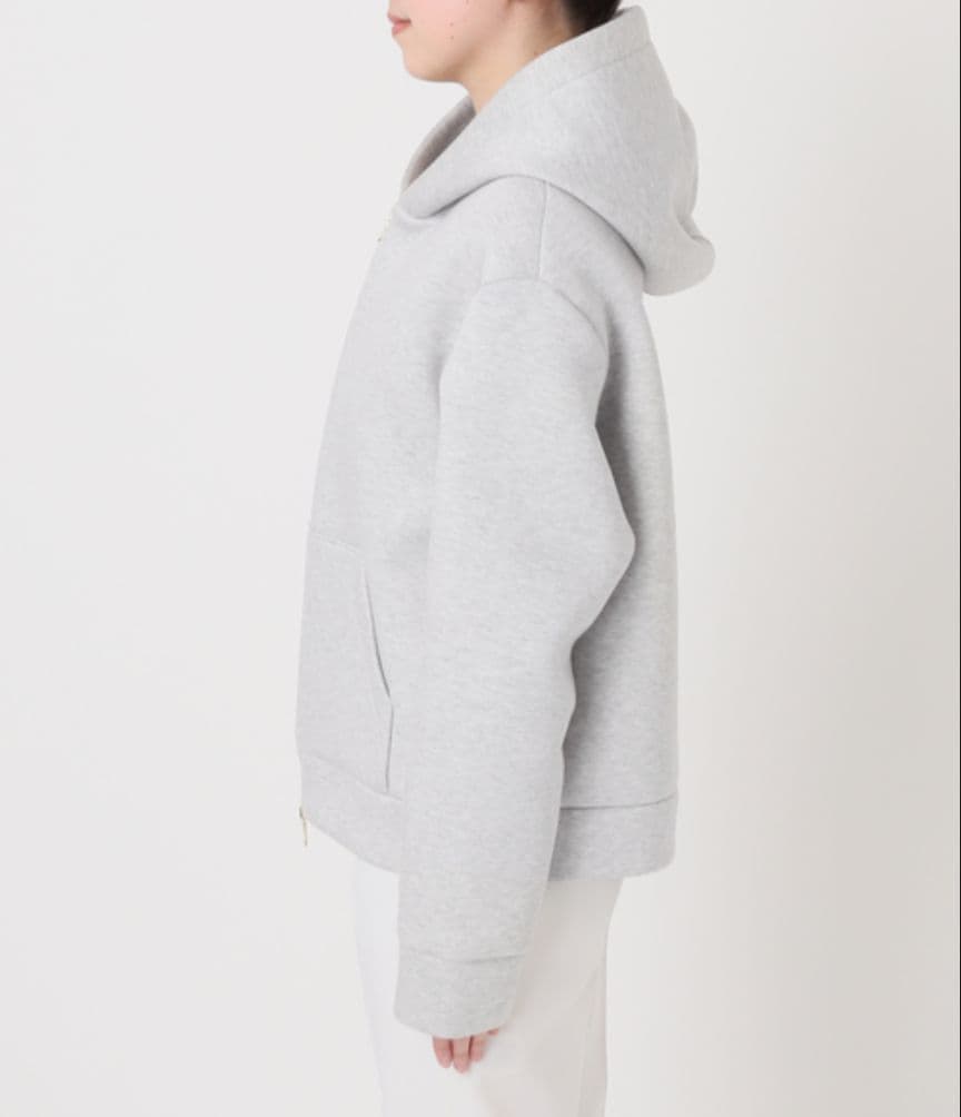 大人気　定価29,700円 ノーブル　ダンボールニットフーデットパーカー　グレー