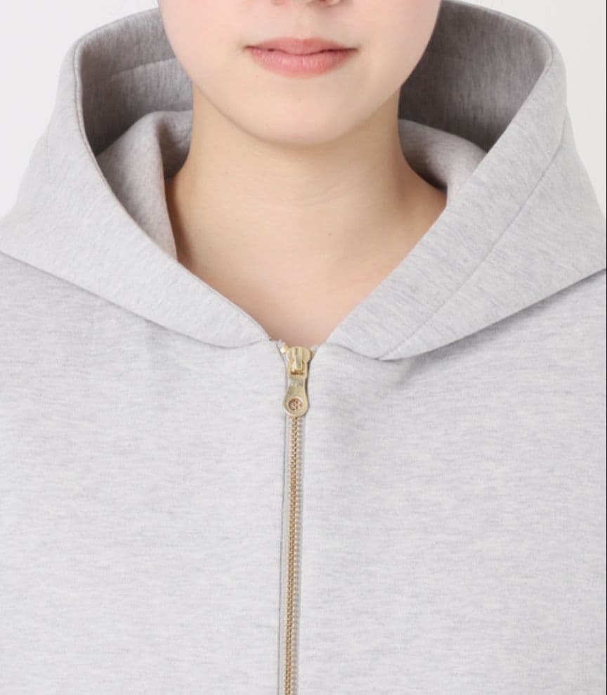 大人気　定価29,700円 ノーブル　ダンボールニットフーデットパーカー　グレー