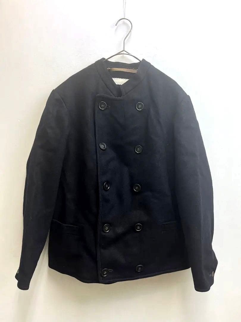 スウェーデン軍30-40s針シンチvintageダブルブレステッドウールjkt