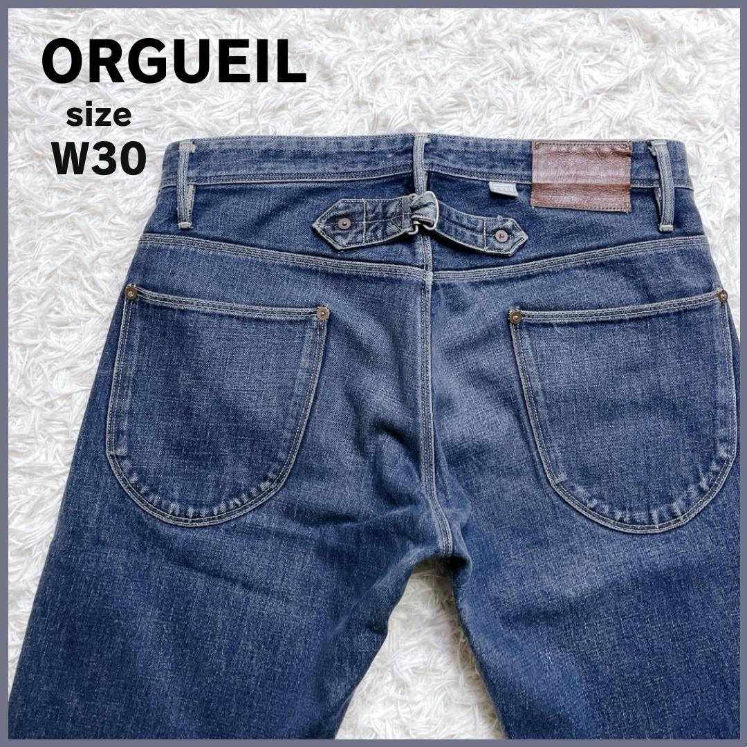 ORGUEIL オルゲイユ デニム ジーンズ W30 シンチバック セルビッチ