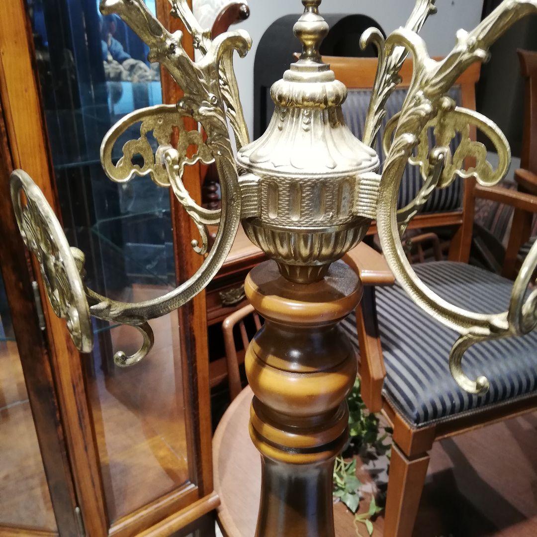 M♦アンティーク☜無垢 アールデコ様式コートハンガー