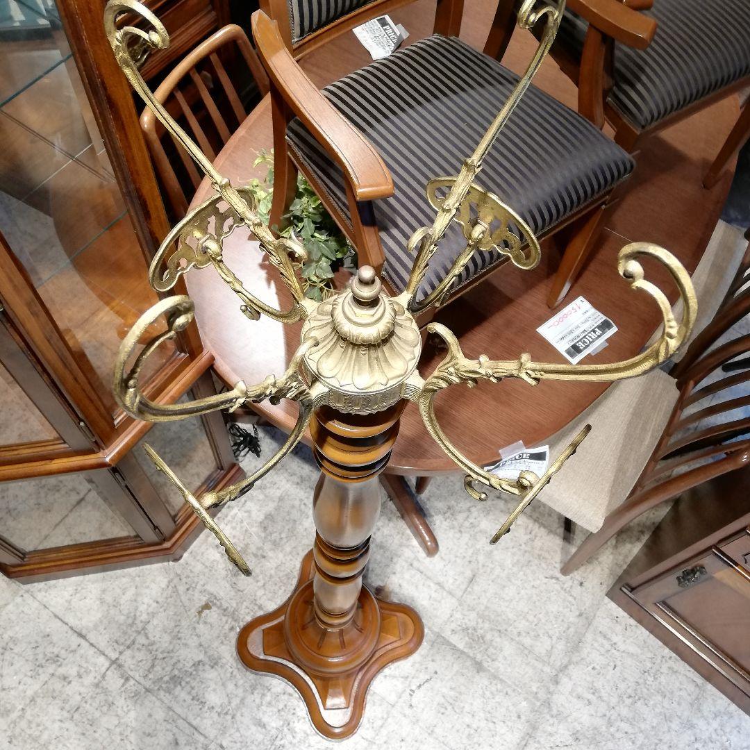 M♦アンティーク☜無垢 アールデコ様式コートハンガー