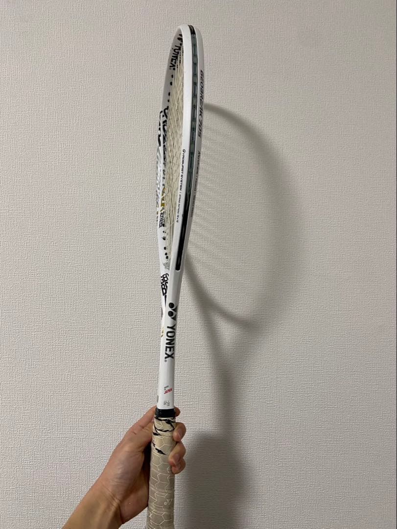 【にゃんきち】YONEXジオブレイク70sホワイト