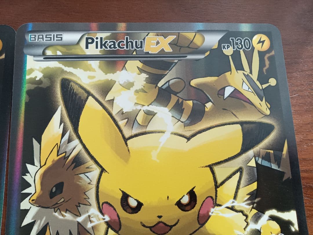 ジャンボカード　ピカチュウex2種　英語版　ドイツ語版　各1枚