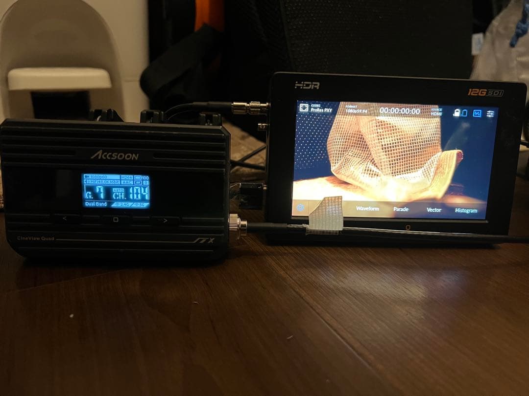 一部ジャンクAccsoon CineView Quad 送信機のみ HDMI故障