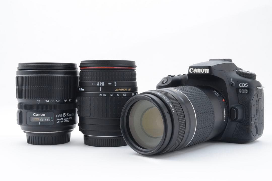 デジタル一眼レフカメラ Canon EOS 90Dトリプルレンズセット