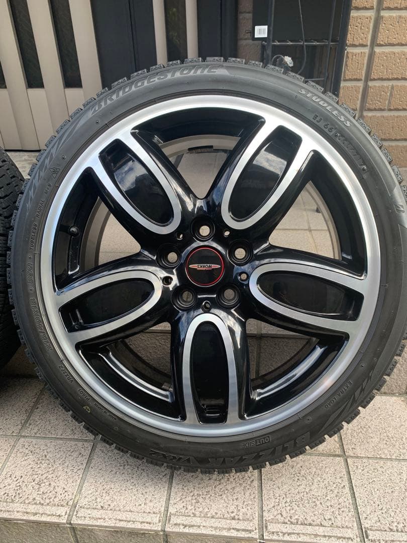 ミニクーパージョンクパーワークス用ホイールスタッドレスタイヤセット