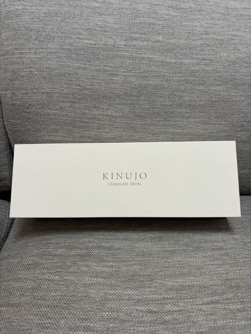 ストレートヘアアイロン　絹女～KINUJO～パールホワイト