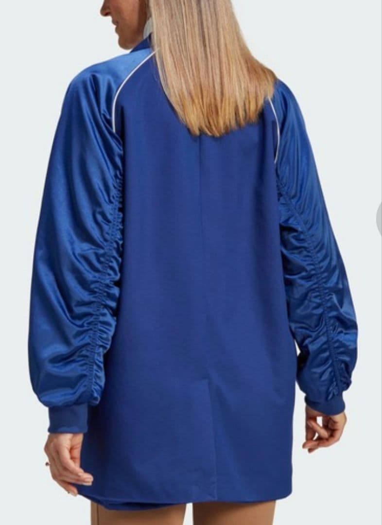 adidas アディダス カレッジ ブレザー テーラードジャケット ブルー L