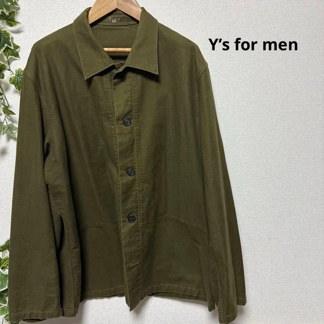 Y’s for men ミリタリージャケット ジャケット カーキ 茶タグ L
