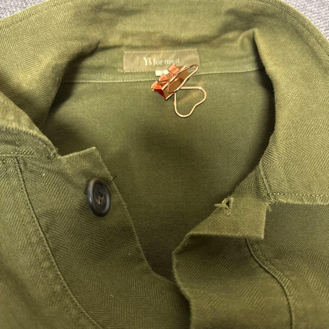 Y’s for men ミリタリージャケット ジャケット カーキ 茶タグ L
