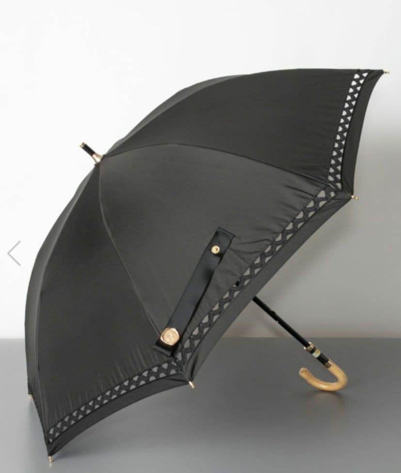【未使用】 晴雨兼用ブラックレース日傘 サマーシールド 東レ