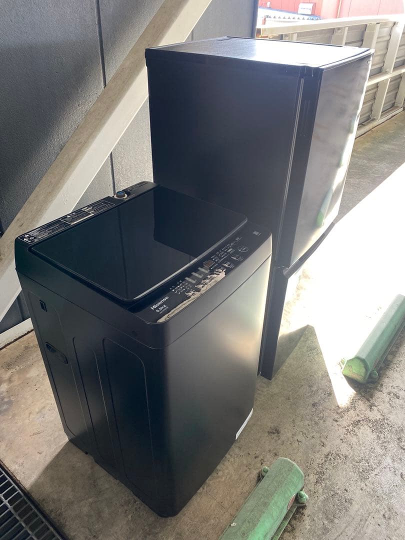 ☆使用歴僅か美品☆ 2024年製 SHARP冷蔵庫 と Hisense洗濯機