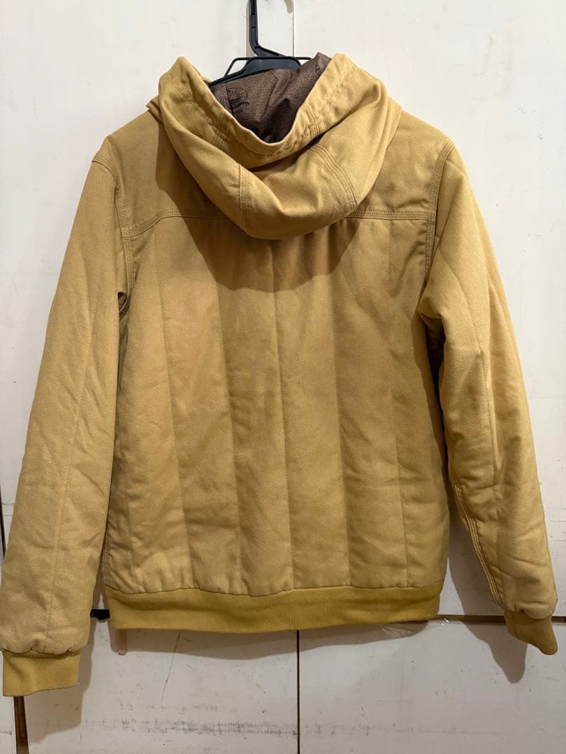 ハルpatagona フード付きベージュジャンパー