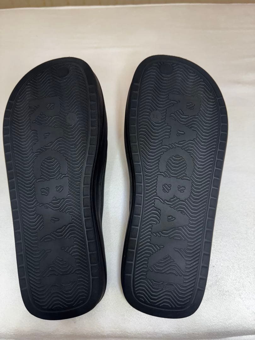 ラクバキRACBAKI ブラック イージーサンダルレディースL